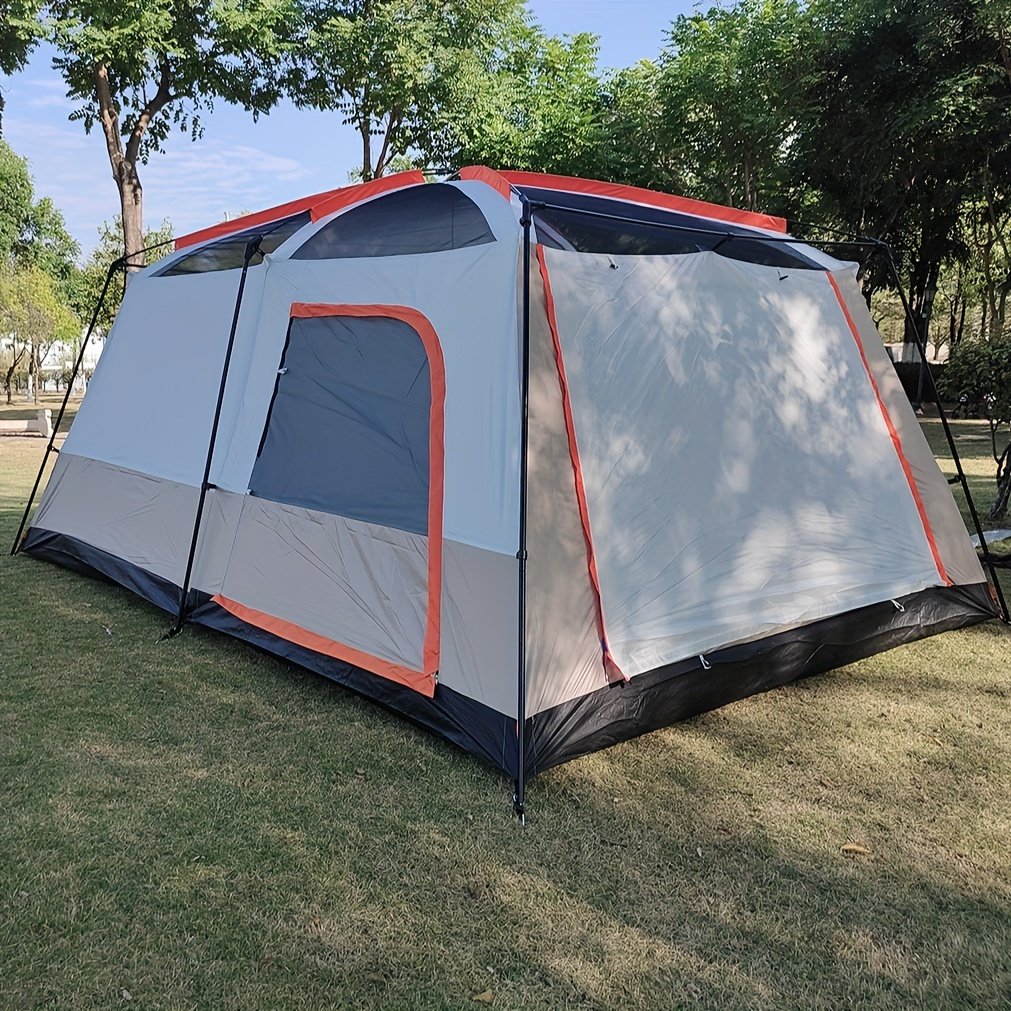 Large Family Camping Tent | 8-12 Person 2-Room Mountain Tent | Waterproof Instant Setup Outdoor Gear - Image 3