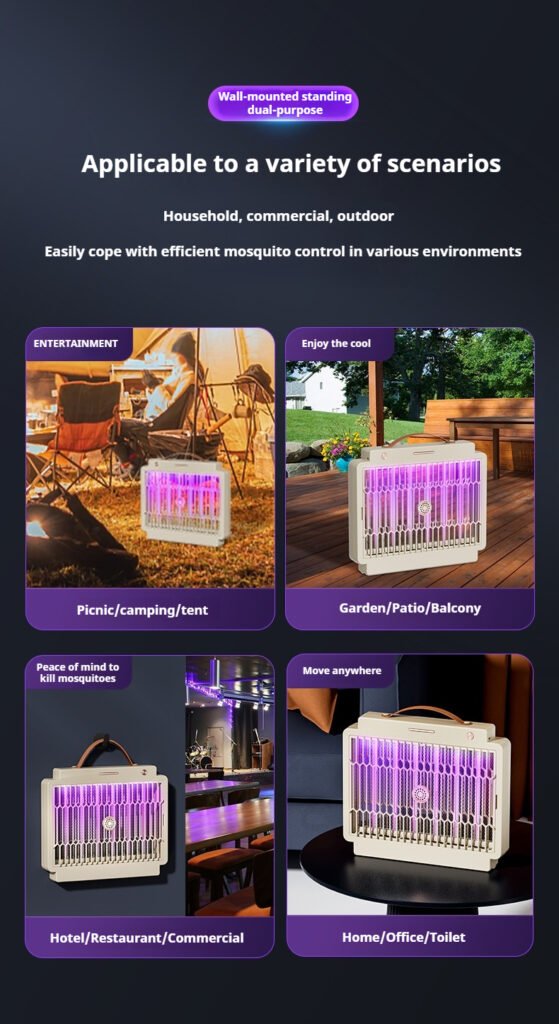 Home Electric Bug Zapper, Aluminium Indoor Insect Killer for Mosquito, Bug, Fly