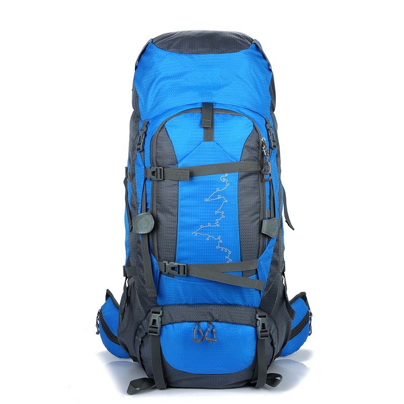 80L Hiking Backpack - Waterproof Lightweight Trekking Bag with Air Cushion Straps, Large Capacity Durable Rucksack for Mountaineering/Camping/Travel - Image 10
