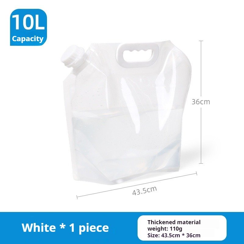 TGpao 10L collapsible water jug | 2-Pack Emergency Drinking Pouch | BPA-Free Portable Gallon Container | Foldable Water Storage for Camping/Hiking/Biking - Image 8