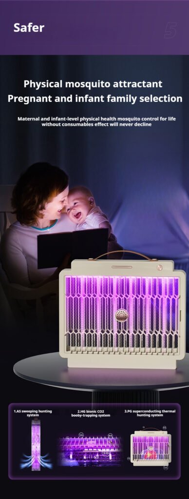 Home Electric Bug Zapper, Aluminium Indoor Insect Killer for Mosquito, Bug, Fly