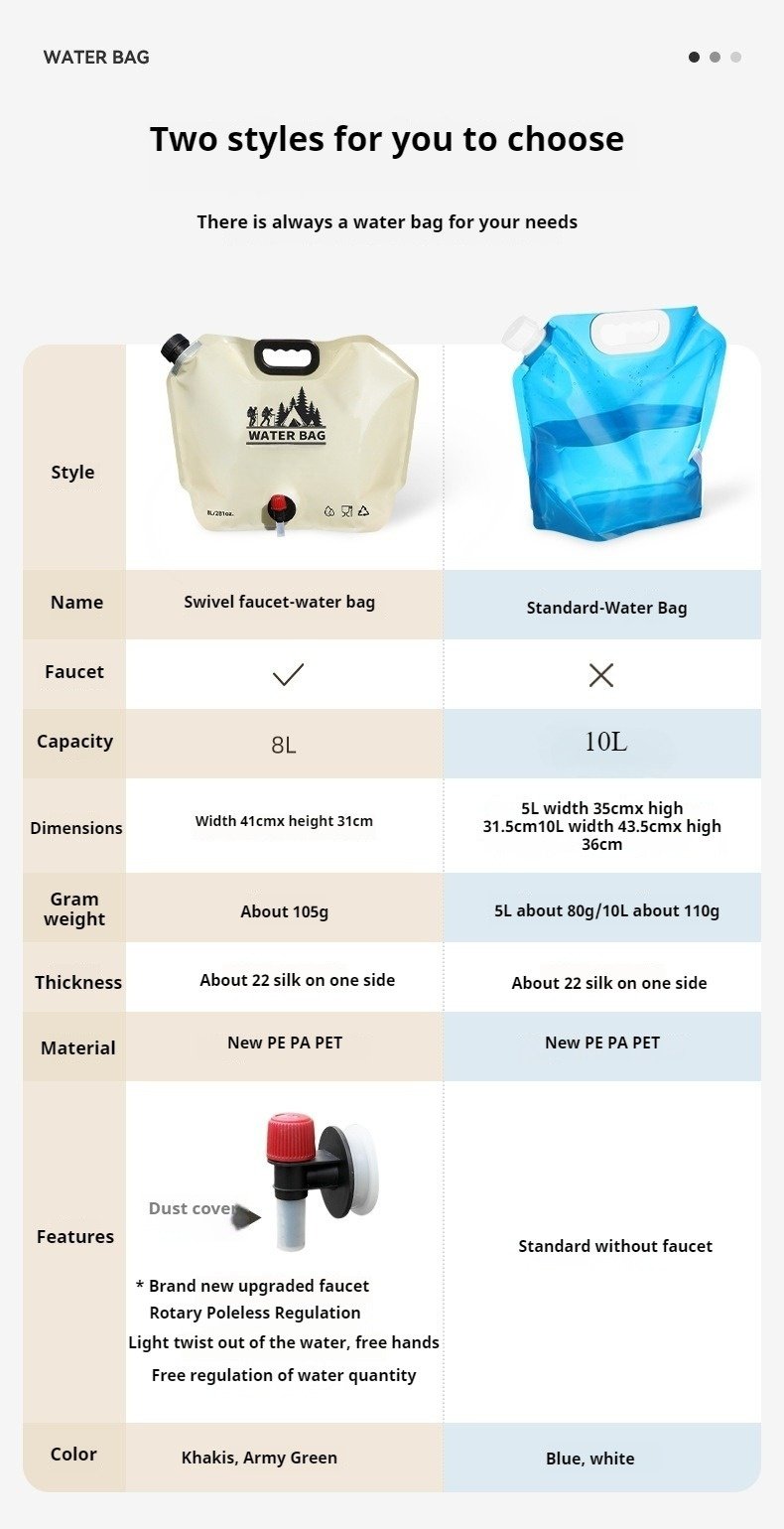 gallon collapsible water container
