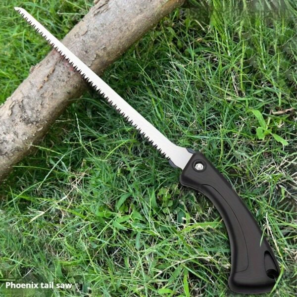 Professional Hand Saw Set - SK5 High Carbon Steel Pruning Saw for Woodworking, Gardening & Camping, Includes Wood Saw + Hacksaw Blade + Folding Pocket Saw (Cut Tree Branches Up to 8)