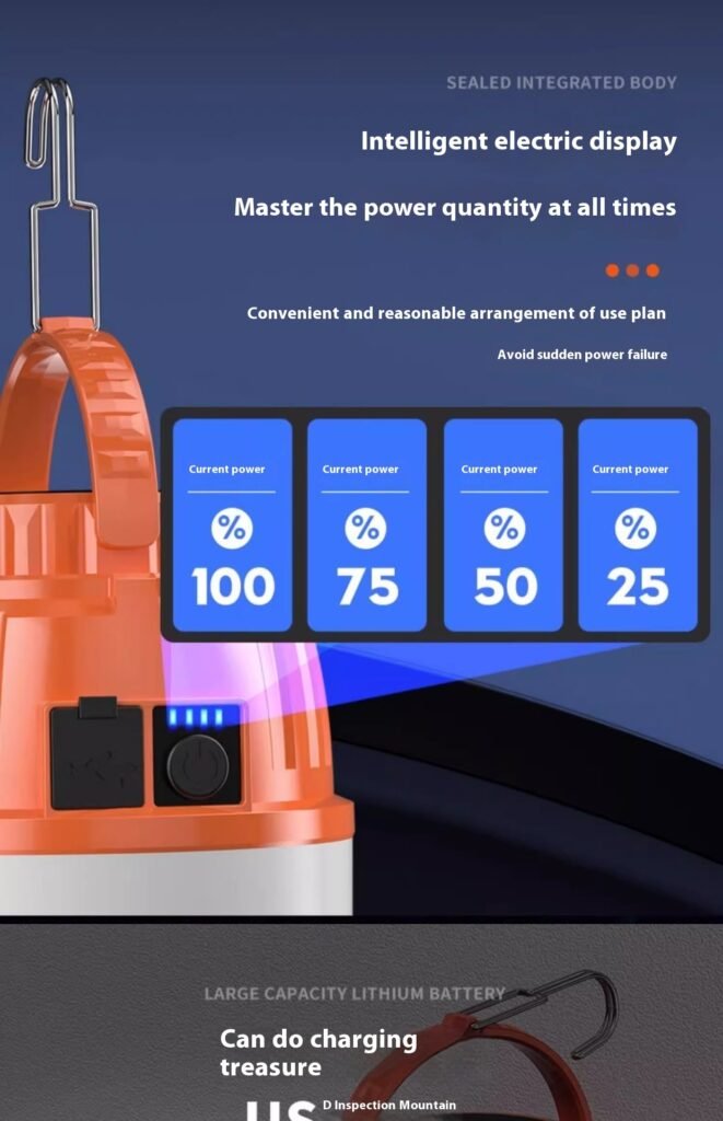 Camping Light for Tent/Backyard/Bike TouringSolar Camping Lantern for Beach Vacations Emergency Light for Power Outages