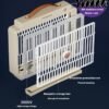 1200mAh USB-C Rechargeable Battery with 8-12 Hours Runtime - Portable Bug Zapper