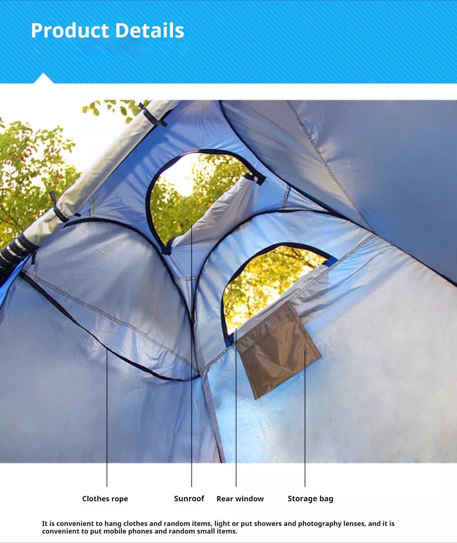 privacy shower tent for camping