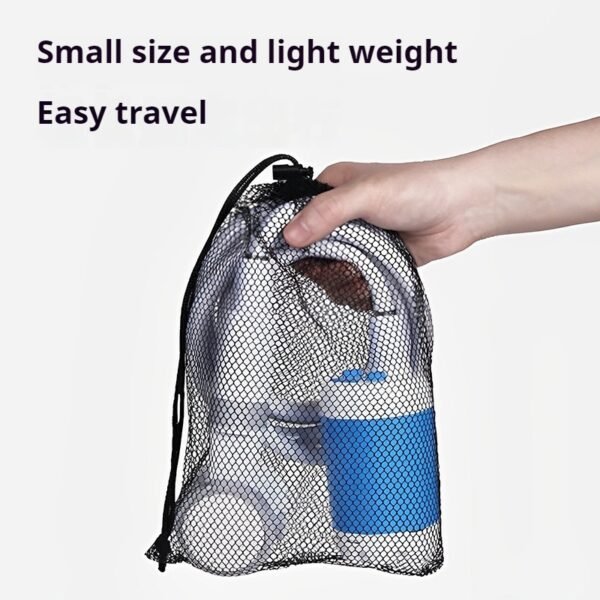 Foldable wireless camping shower Solar-powered Ultralight backpacker shower kit