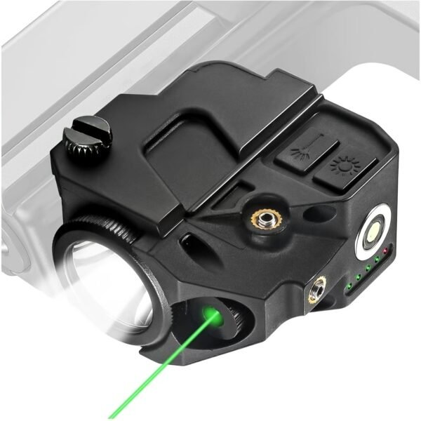 ​Tactical Flashlight Scope,​Red Green Blue Laser Combo​