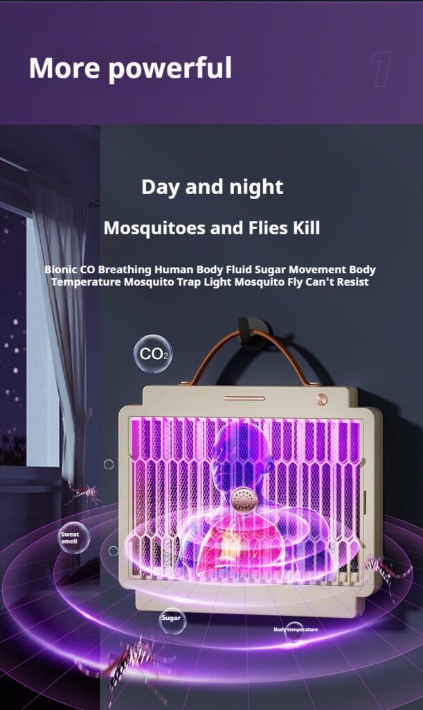 Home Electric Bug Zapper, Aluminium Indoor Insect Killer for Mosquito, Bug, Fly