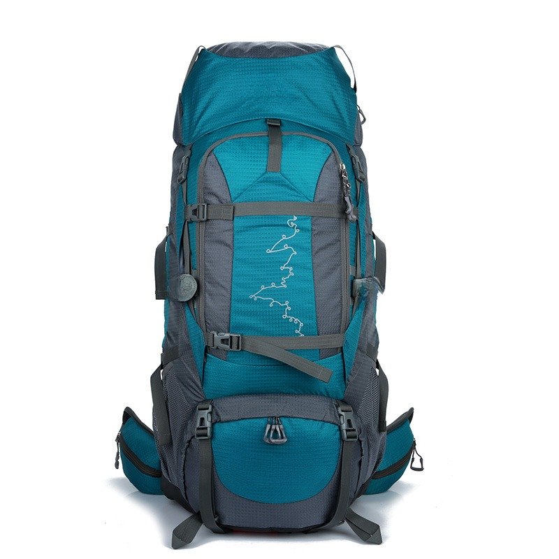 80L Hiking Backpack - Waterproof Lightweight Trekking Bag with Air Cushion Straps, Large Capacity Durable Rucksack for Mountaineering/Camping/Travel - Image 5