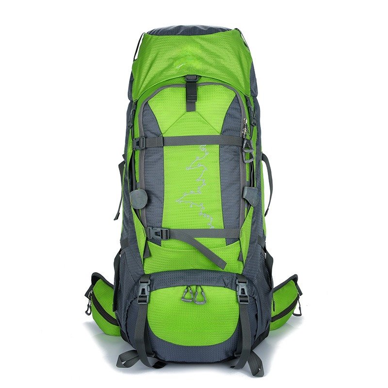 80L Hiking Backpack - Waterproof Lightweight Trekking Bag with Air Cushion Straps, Large Capacity Durable Rucksack for Mountaineering/Camping/Travel - Image 6