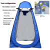 Portable camping shower stall with privacy screen Outdoor Portable Shower Tent, Collapsible Camping Tent, Portable Bathing Tent, Multi-Functional Changing Room