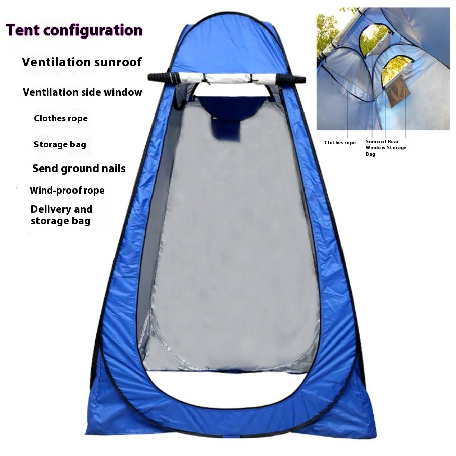 Outdoor Portable Shower Tent, Collapsible Camping Tent, Portable Bathing Tent, Multi-Functional Changing Room