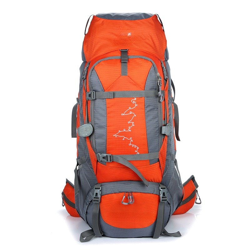 80L Hiking Backpack - Waterproof Lightweight Trekking Bag with Air Cushion Straps, Large Capacity Durable Rucksack for Mountaineering/Camping/Travel - Image 8
