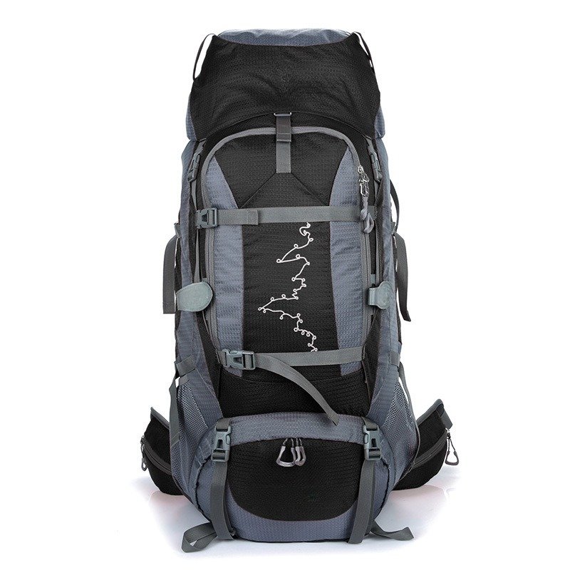 80L Hiking Backpack - Waterproof Lightweight Trekking Bag with Air Cushion Straps, Large Capacity Durable Rucksack for Mountaineering/Camping/Travel - Image 9
