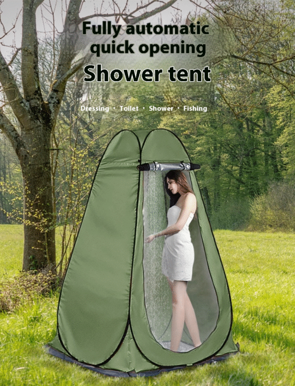 Outdoor Portable Shower Tent, Collapsible Camping Tent, Portable Bathing Tent, Multi-Functional Changing Room, Quick Setup Toilet Tent, Lightweight Camping Gear, Emergency Shelter, Travel Accessories, Waterproof Camping Tent