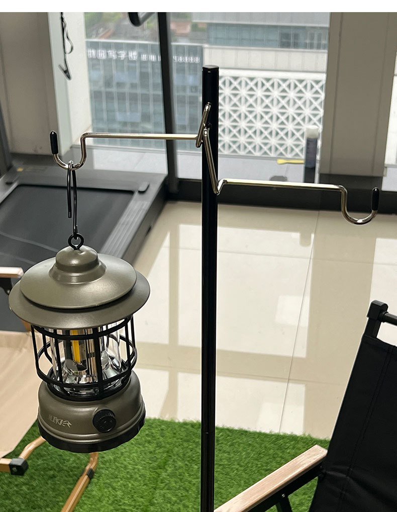 Portable LED Lamp Bracket with Hooks