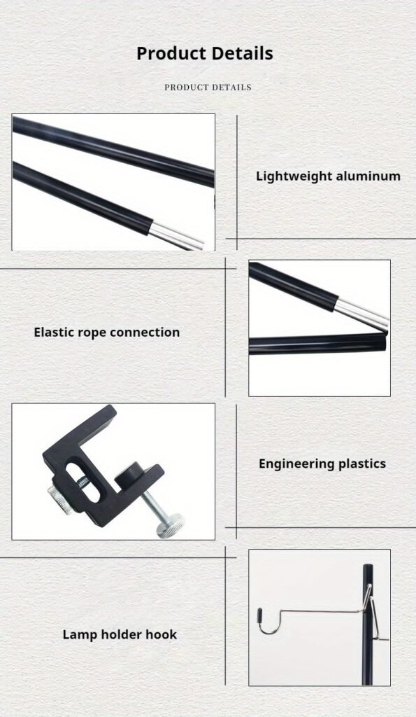 Folding Camping Light Fixture