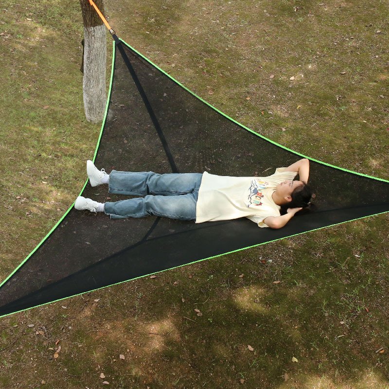 Ultralight 60g polyester mesh hammock for backpacking