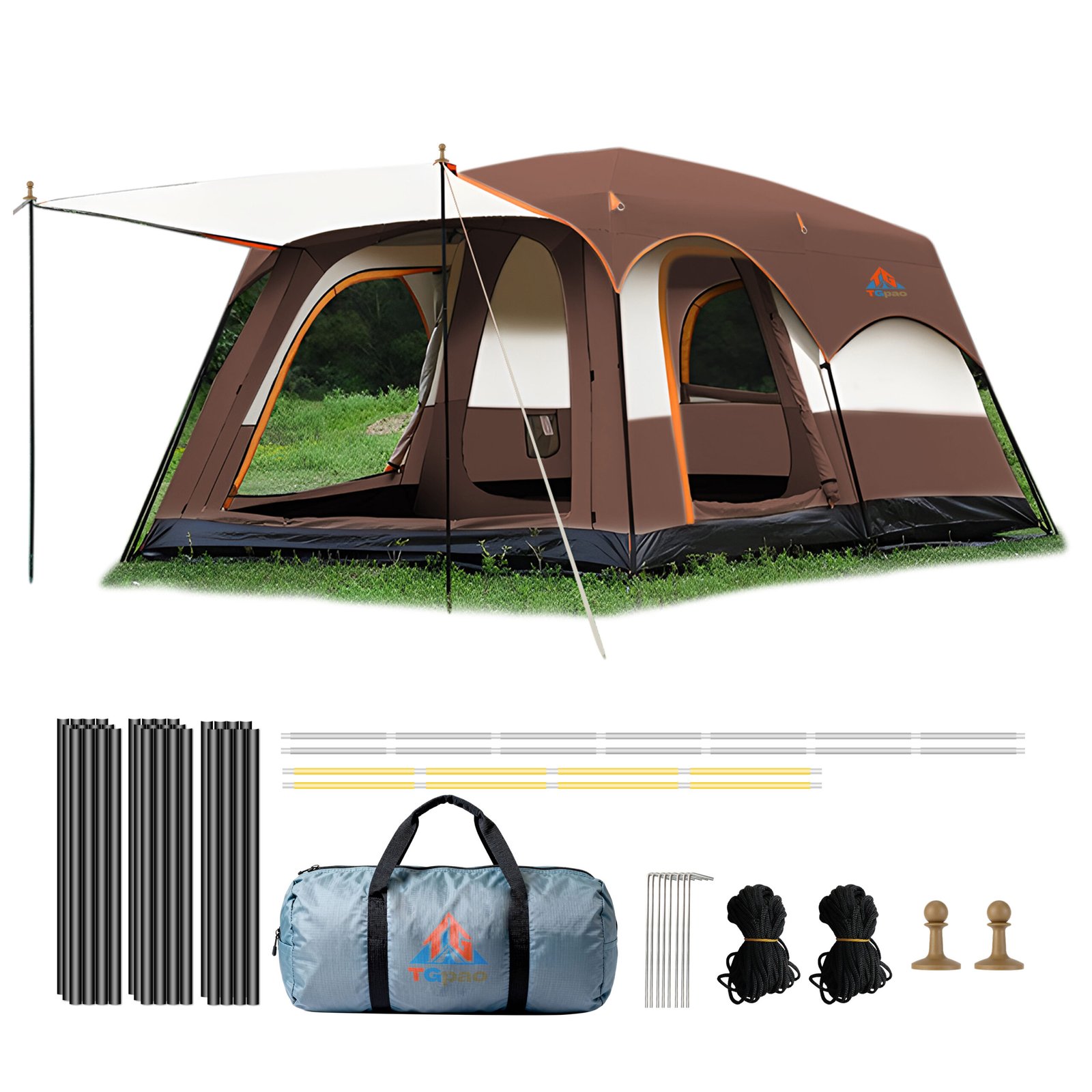 tents for camping 2 rooms