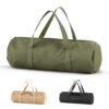 Camping Tent Gear Bag Waterproof & Durable Canvas Design 100% Waterproof: This camping gear box Protects tools from rain, mud, and spills with heavy-duty 900D Oxford canvas. The small tool bag Ideal for camping, hiking, and bushcraft gear storage.