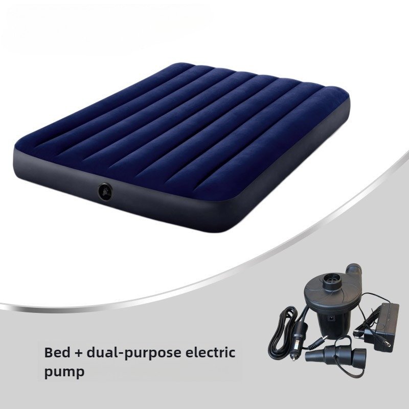 Inflatable Air Mattress - Double/Single Thickened Portable Camping Bed, Foldable for Home/Outdoor Use (191-203cm, 273kg Capacity) - Image 5