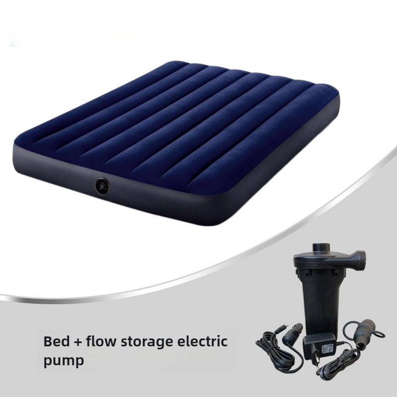 Inflatable Air Mattress - Double/Single Thickened Portable Camping Bed, Foldable for Home/Outdoor Use (191-203cm, 273kg Capacity) - Image 4