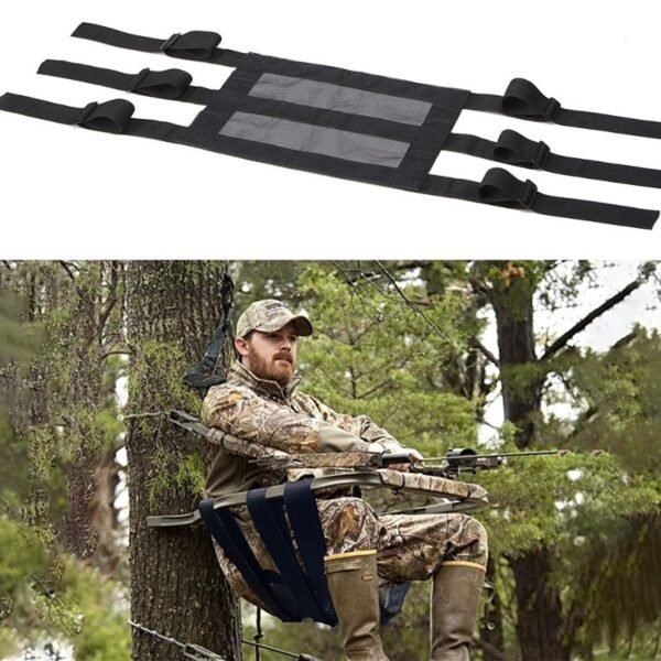 Adjustable Tree Stand Seat - Portable Climbing Stool for Hunting & Climbing | Outdoor Accessory