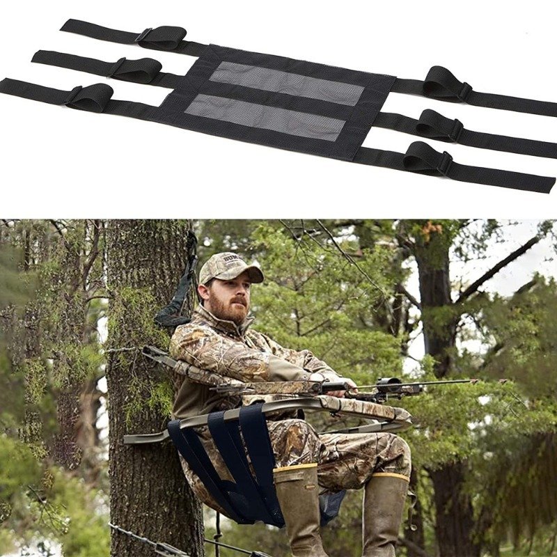 Adjustable Tree Stand Seat - Portable Climbing Stool for Hunting & Climbing | Outdoor Accessory