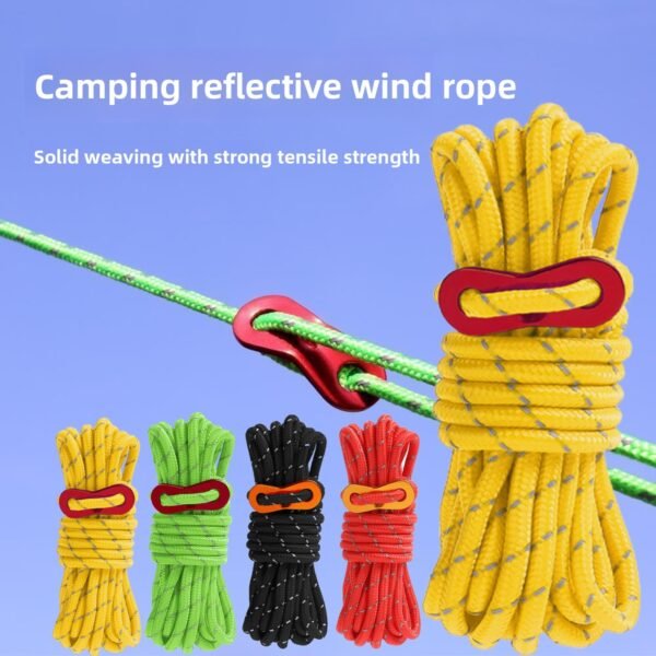 reflective tent guyline