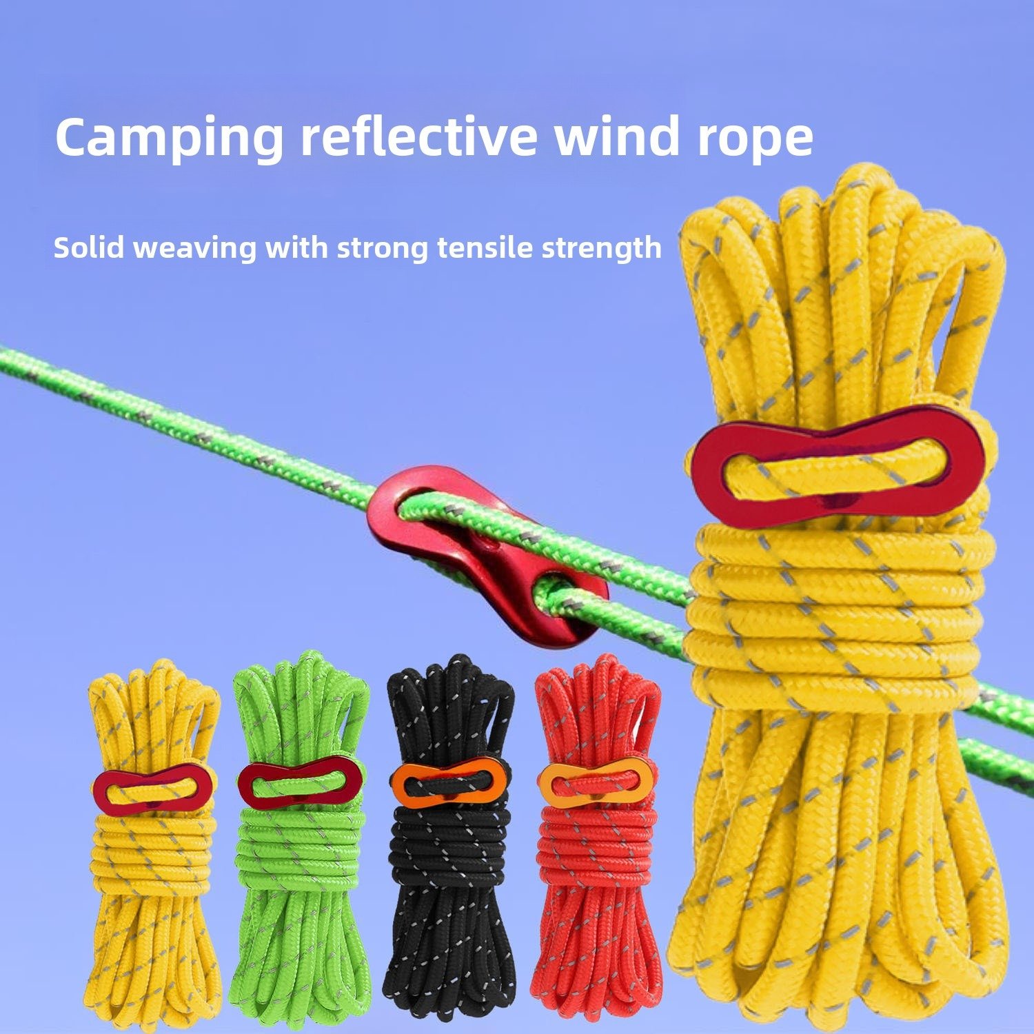 reflective tent guyline