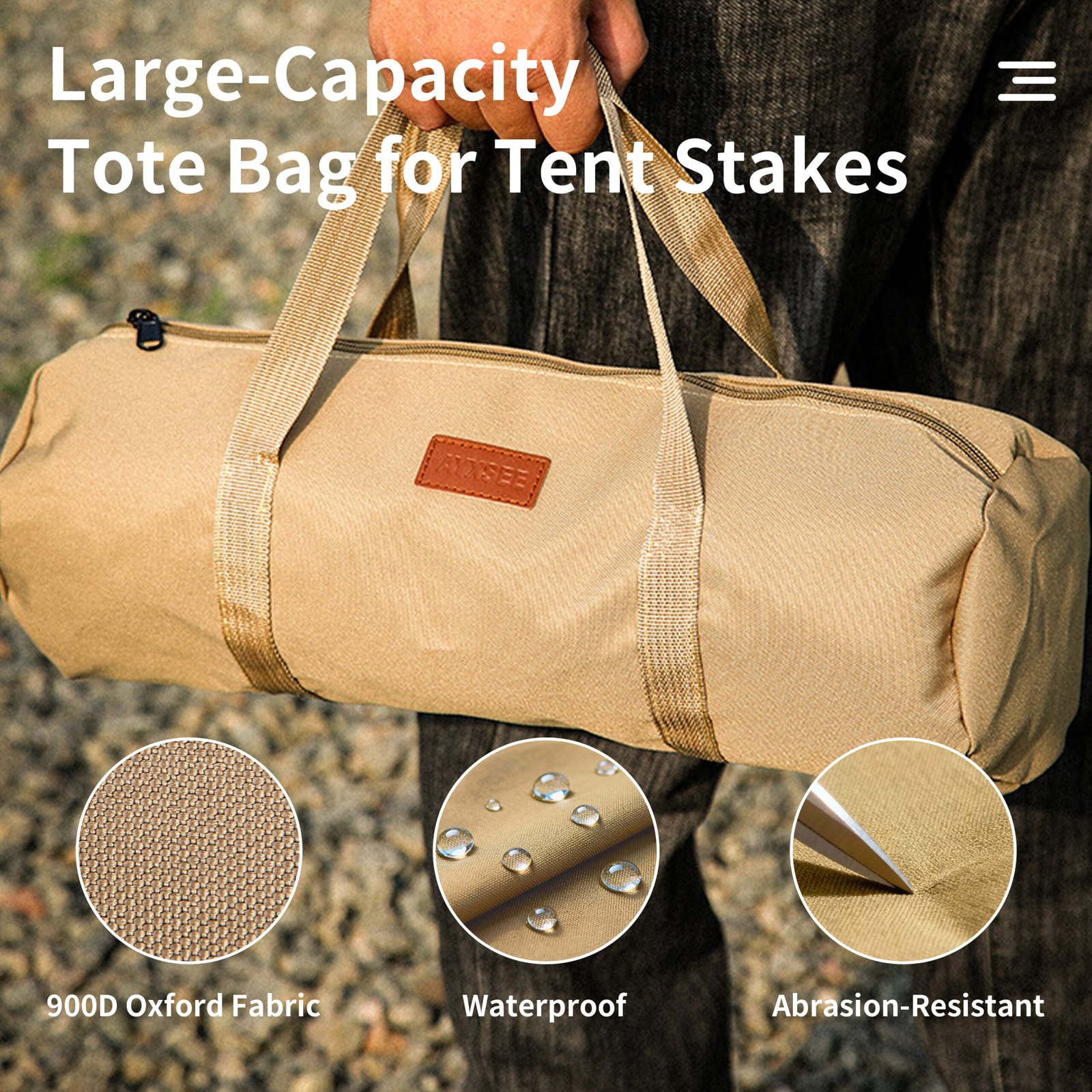 pouch klein canvas storage Portable Canvas Tool Tote with Multiple Compartments | Bushcraft Gear Storage|camping gear Storage