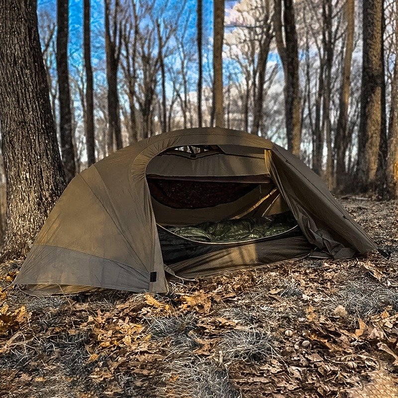 Instant Pop-Up Mosquito Net ultralight backpacking tent - Single Person, Waterproof, Compact & Lightweight (2.2kg) for Camping/Hiking, with Rainfly (80×220cm) - Image 3