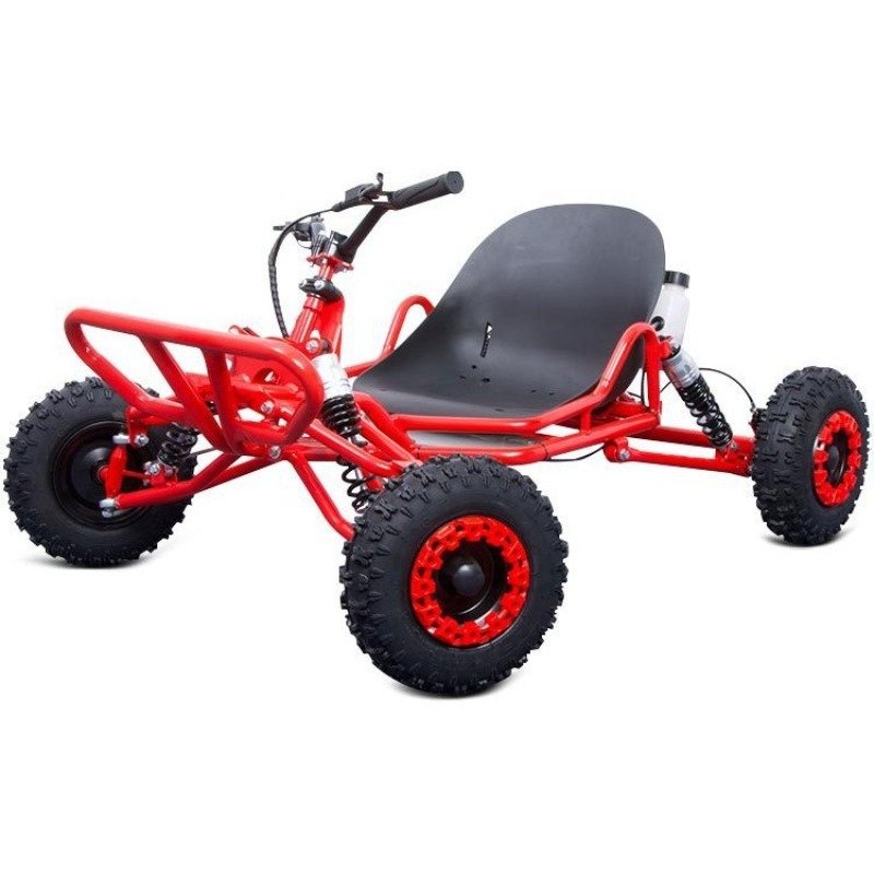 208CC Gas Go Kart - 8" Off-Road Tires, Aluminum Alloy Wheels, Dual Shock Absorbers, 100kg Capacity - Image 3