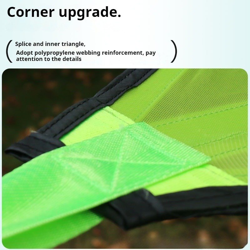 Portable Triangle Hammock - 60g Mesh, 150kg Capacity, Lightweight (1.2kg) for Camping/Backpacking, with Carrying Bag (280/400cm) - Image 5