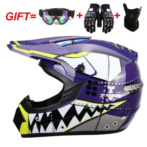 off-road helmet, motocross helmet, ABS bike helmet, youth motorcycle helmet, helmet with goggles, ATV helmet, dirt bike helmet