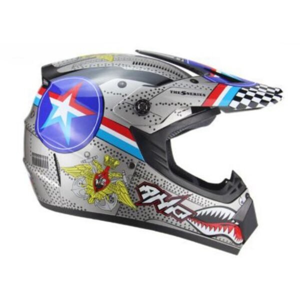off-road helmet, motocross helmet, ABS bike helmet, youth motorcycle helmet, helmet with goggles, ATV helmet, dirt bike helmet