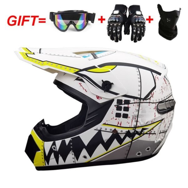 off-road helmet, motocross helmet, ABS bike helmet, youth motorcycle helmet, helmet with goggles, ATV helmet, dirt bike helmet