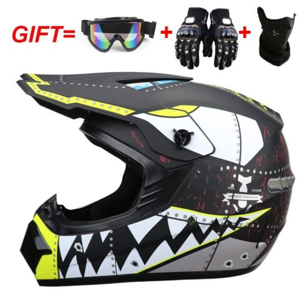 off-road helmet, motocross helmet, ABS bike helmet, youth motorcycle helmet, helmet with goggles, ATV helmet, dirt bike helmet