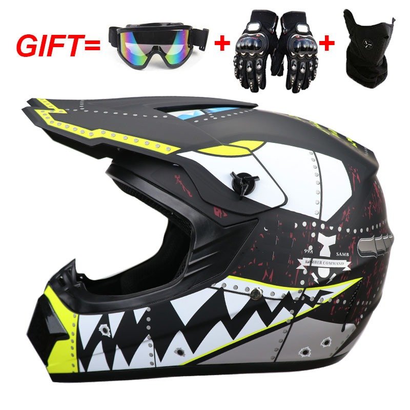 off-road helmet, motocross helmet, ABS bike helmet, youth motorcycle helmet, helmet with goggles, ATV helmet, dirt bike helmet