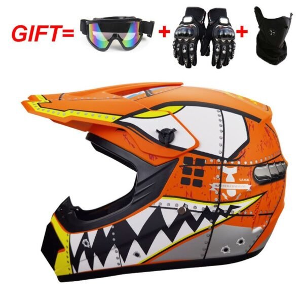 off-road helmet, motocross helmet, ABS bike helmet, youth motorcycle helmet, helmet with goggles, ATV helmet, dirt bike helmet