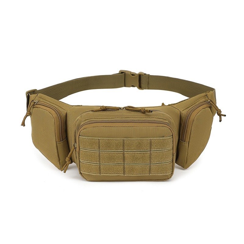 Tactical Waist Pack - Multi-Functional Outdoor Chest Bag, Durable Oxford Fabric, Concealed Carry for Hiking/Sports (Black, Khaki, Green, CP) - Image 5