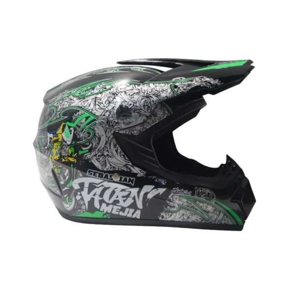 helmet with goggles