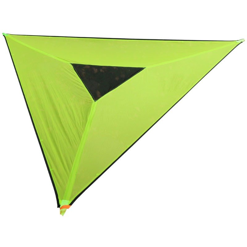 Portable Triangle Hammock - 60g Mesh, 150kg Capacity, Lightweight (1.2kg) for Camping/Backpacking, with Carrying Bag (280/400cm) - Image 2