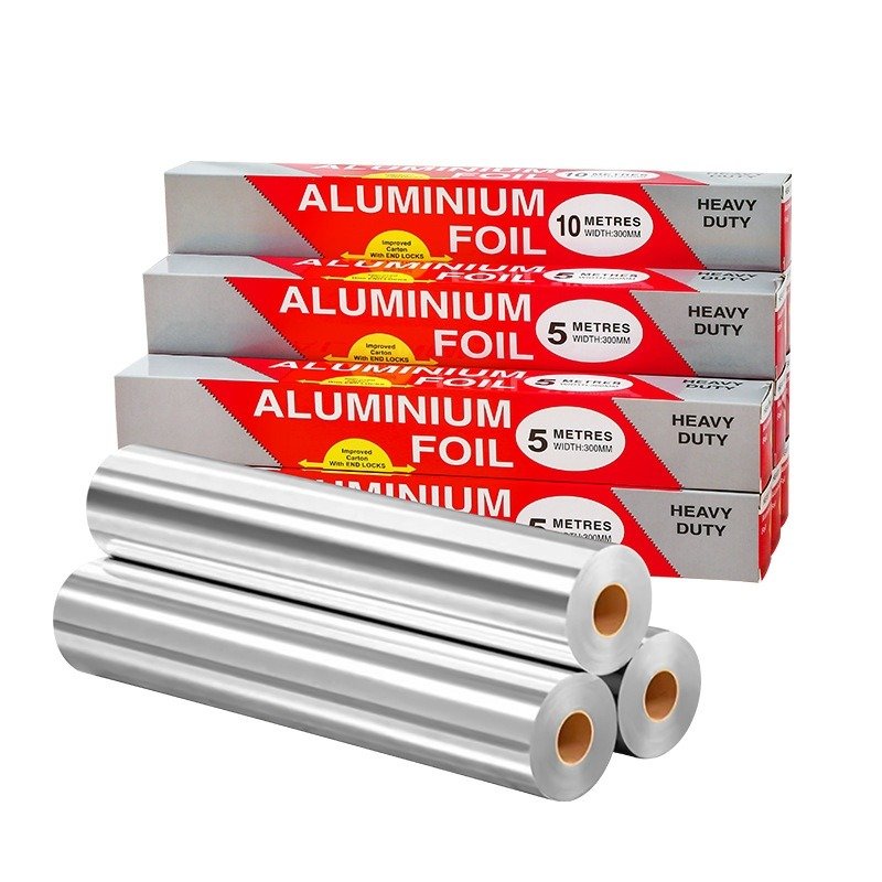 Heavy Duty Aluminum Foil - 2M/7M Food Grade Non-Stick Baking Foil, Pre-Cut Perforated Sheets for Oven/Grill/Air Fryer, Heat Resistant (-30°C~230°C) - Image 5