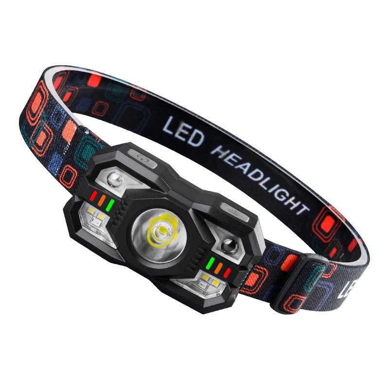 Headlamp Flashlight, Lumen Ultra-Light Bright LED Rechargeable Headlight with White Red Light, 2-Pack Waterproof Motion Sensor Head Lamp,8 Modes for Outdoor Camping Running Hiking Fishing - Image 7