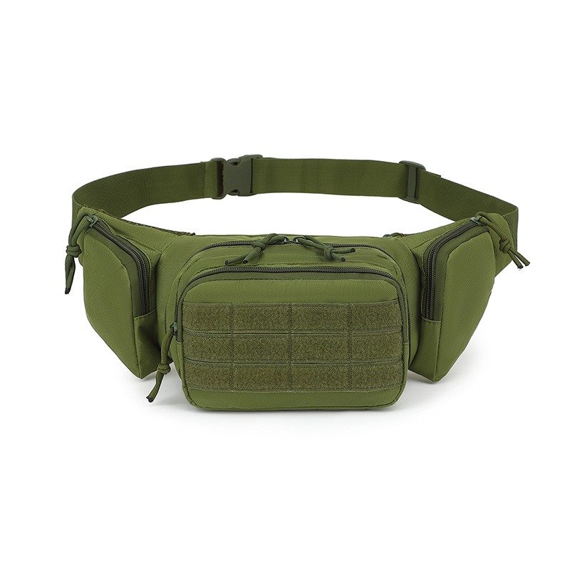 Tactical Waist Pack - Multi-Functional Outdoor Chest Bag, Durable Oxford Fabric, Concealed Carry for Hiking/Sports (Black, Khaki, Green, CP) - Image 7