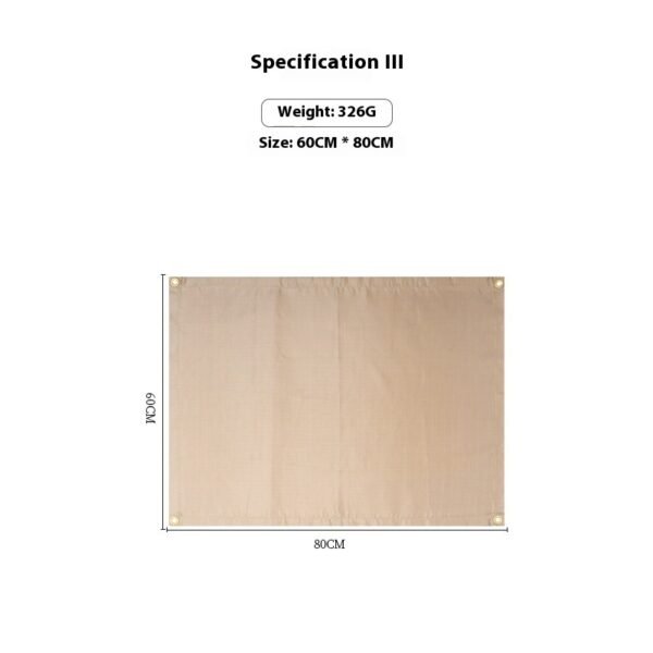 large heat resistant mat for outdoor BBQ