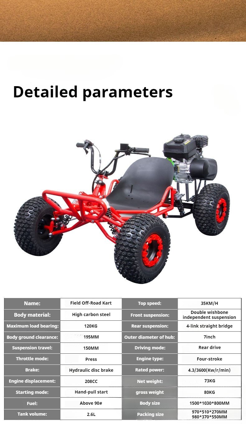 Aluminum Alloy Wheels Go-Kart