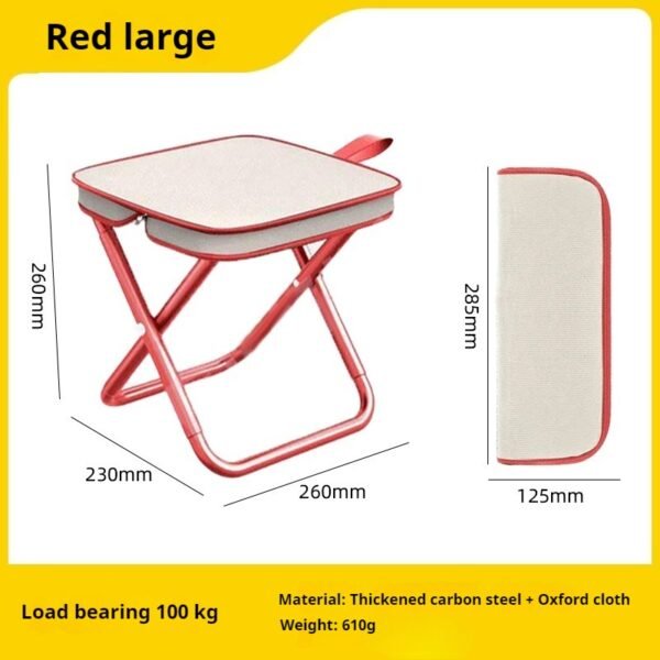 portable fishing stool with carry bag